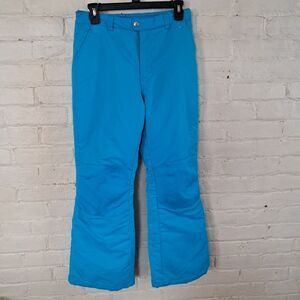 Youth Girls XL (14/16) Bright Blue Snow Pants Ski Pants Winter Outerwear EUC